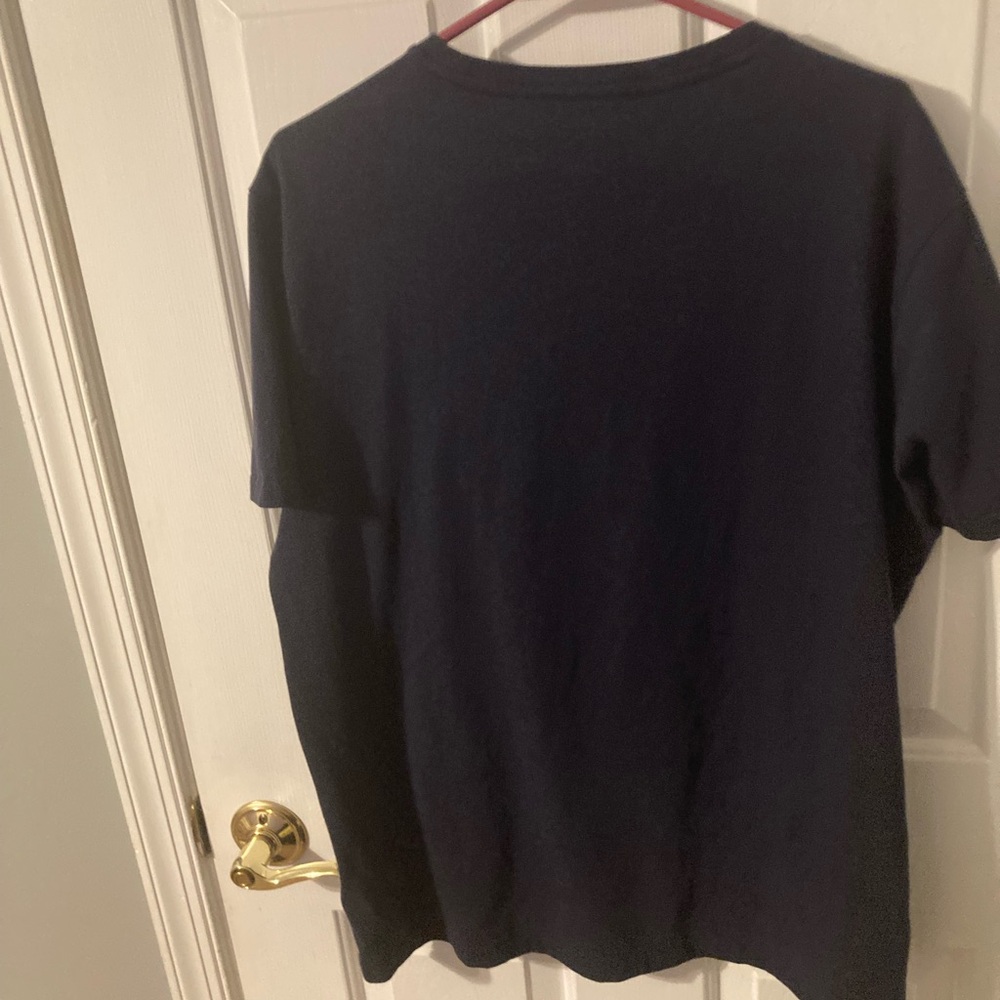 Men’s Polo Ralph Lauren Navy T-Shirt with Red Logo size:Large - Picture 3 of 3